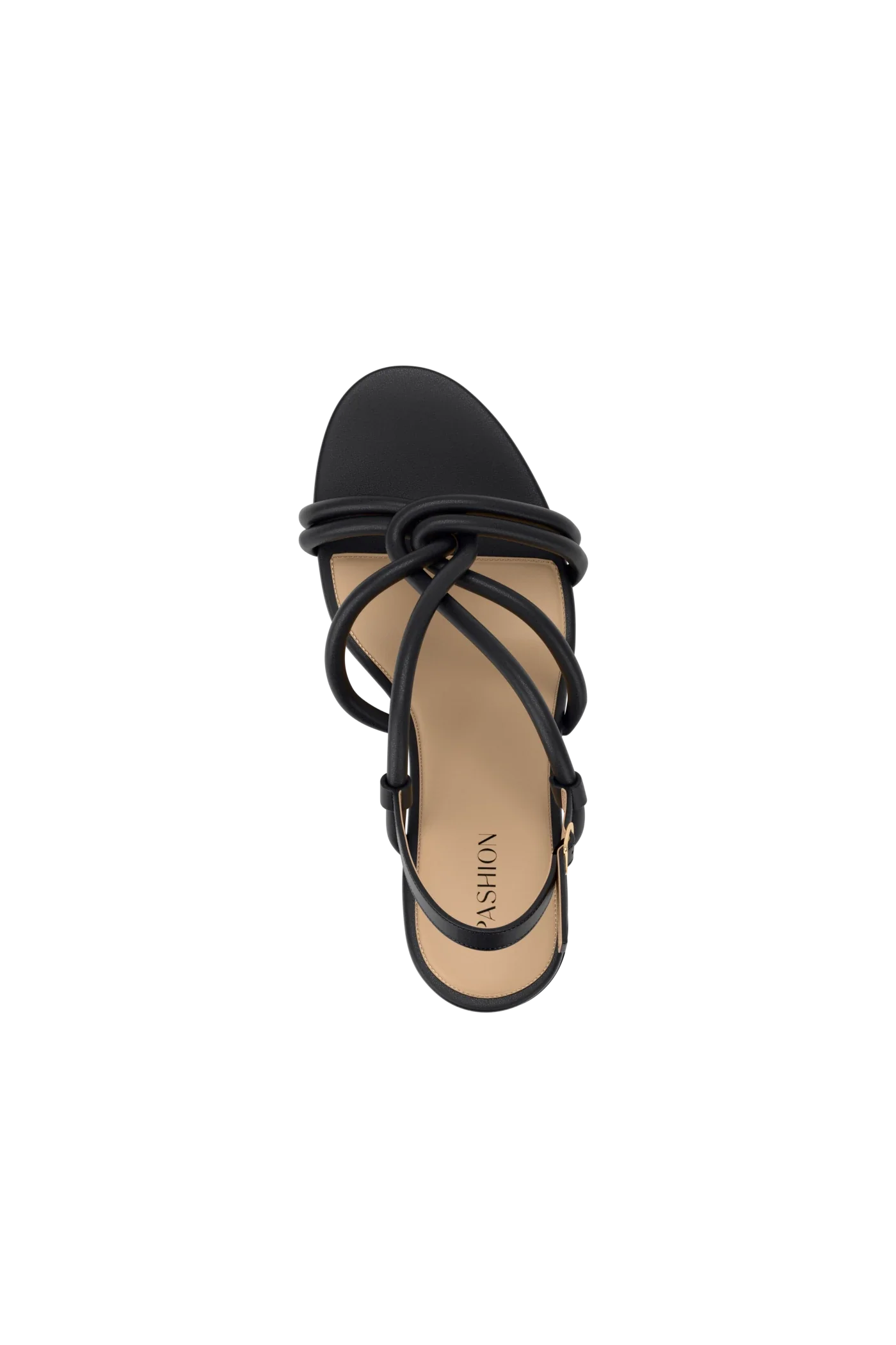 The Capri - Coal Vegan Leather Flat