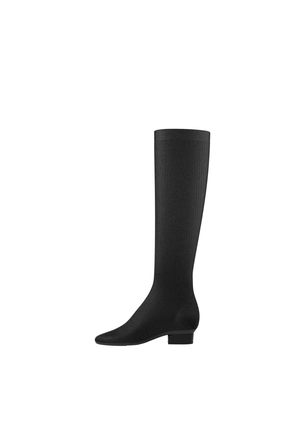 The Joanna Knee High Boot - Coal Knit