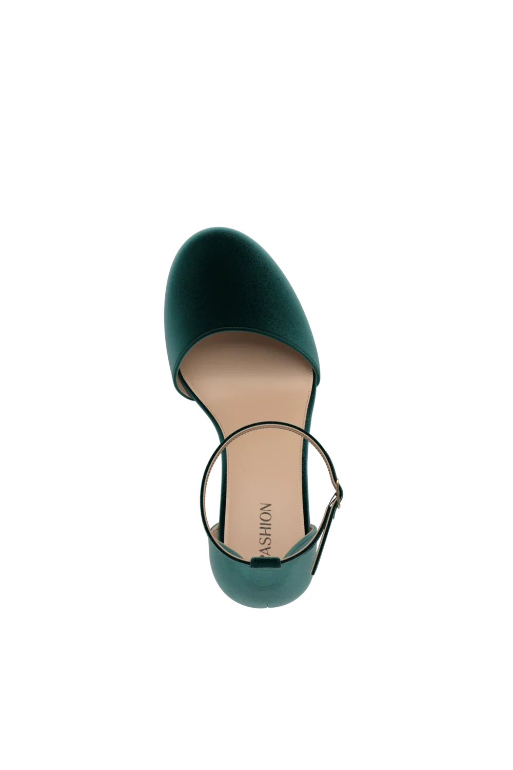 The Jocelyn - Forest Velvet Flat