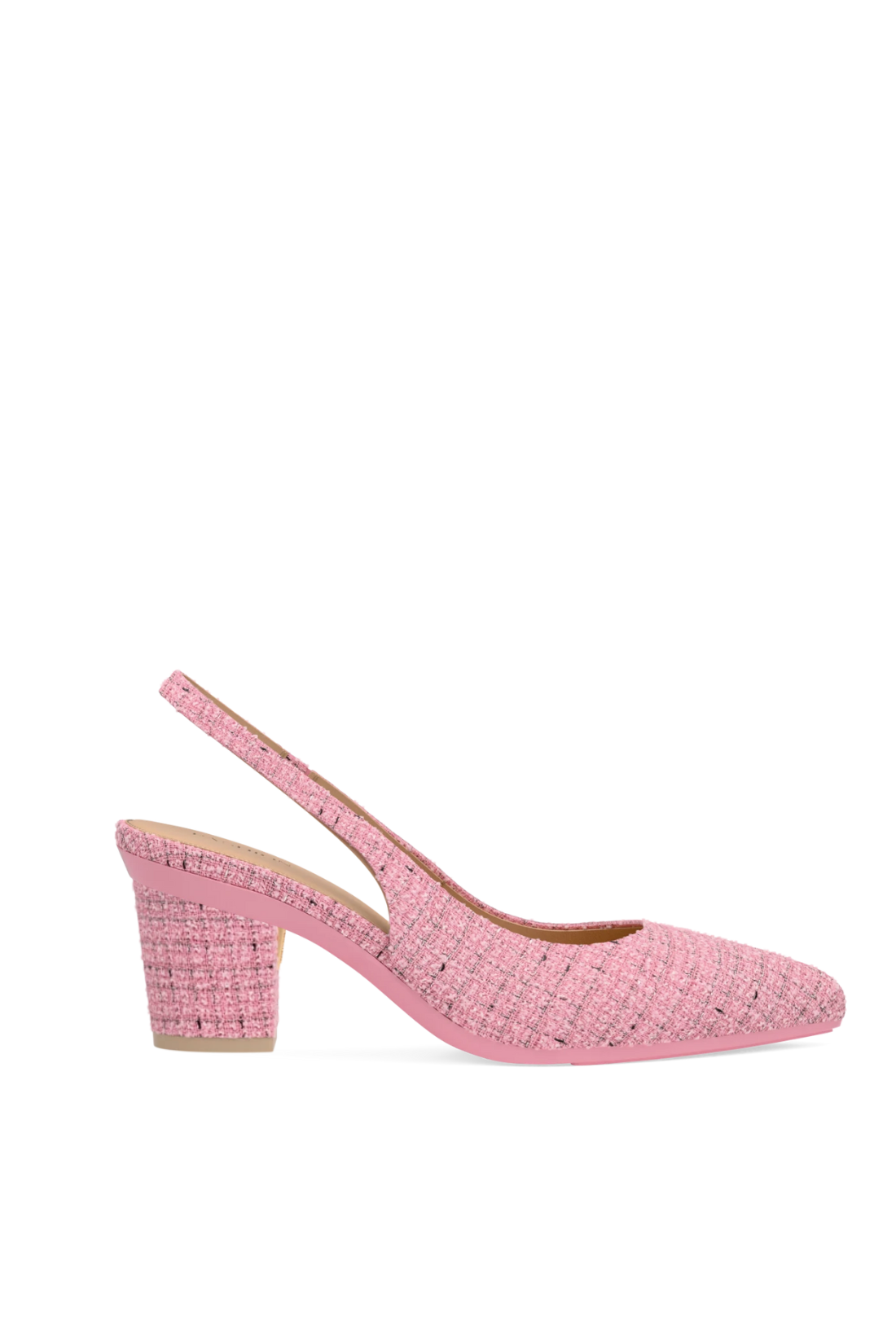 Block Heel Kit 3 Pink Tweed