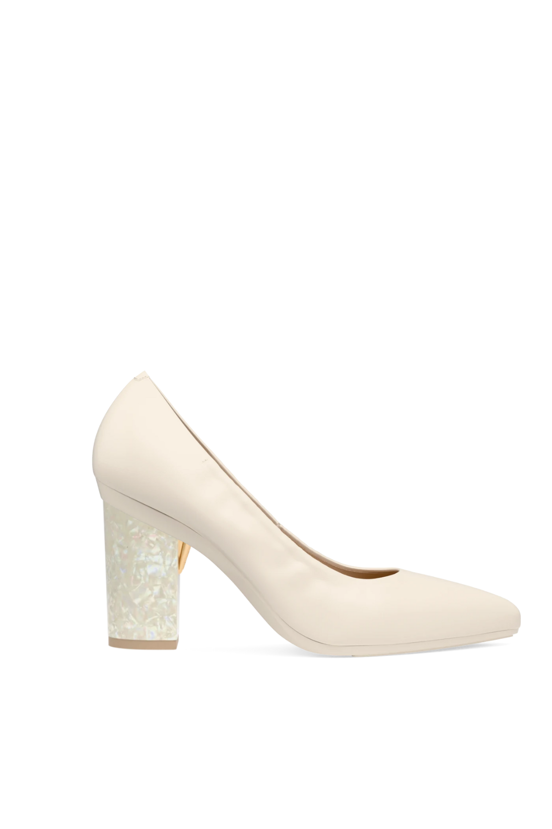 Block Heel Kit 4 Iridescent Mother of Pearl