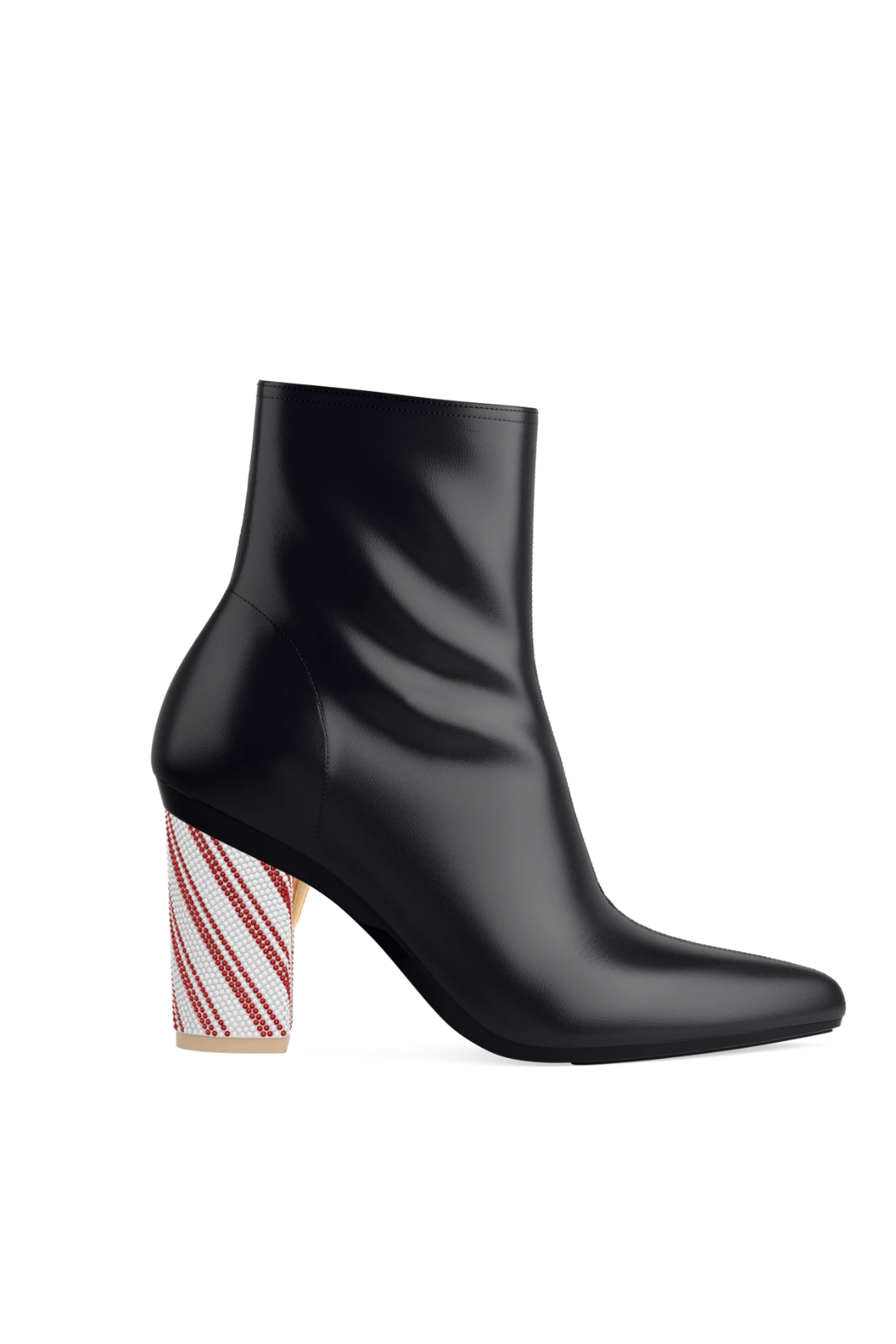 Block Heel Kit 4 Candy Cane Rhinestone