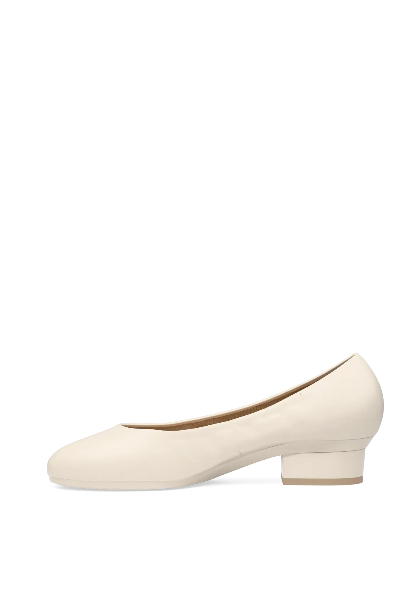 The Ballet Pump - Ivory Leather