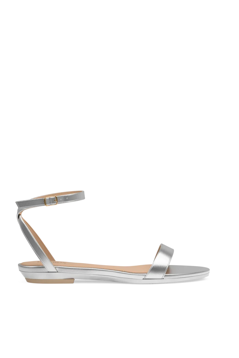 The Brenna - Matte Silver Flat