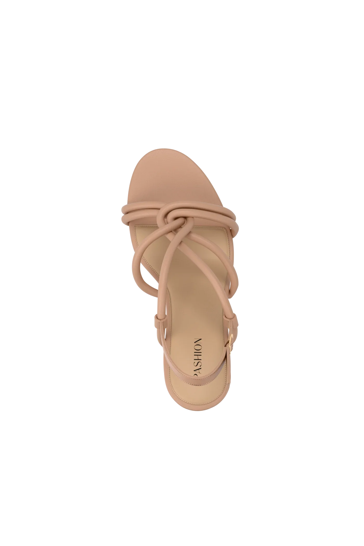 The Capri - Latte Vegan Leather Flat