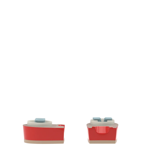 Block Heel Kit 1.5 Cherry Red