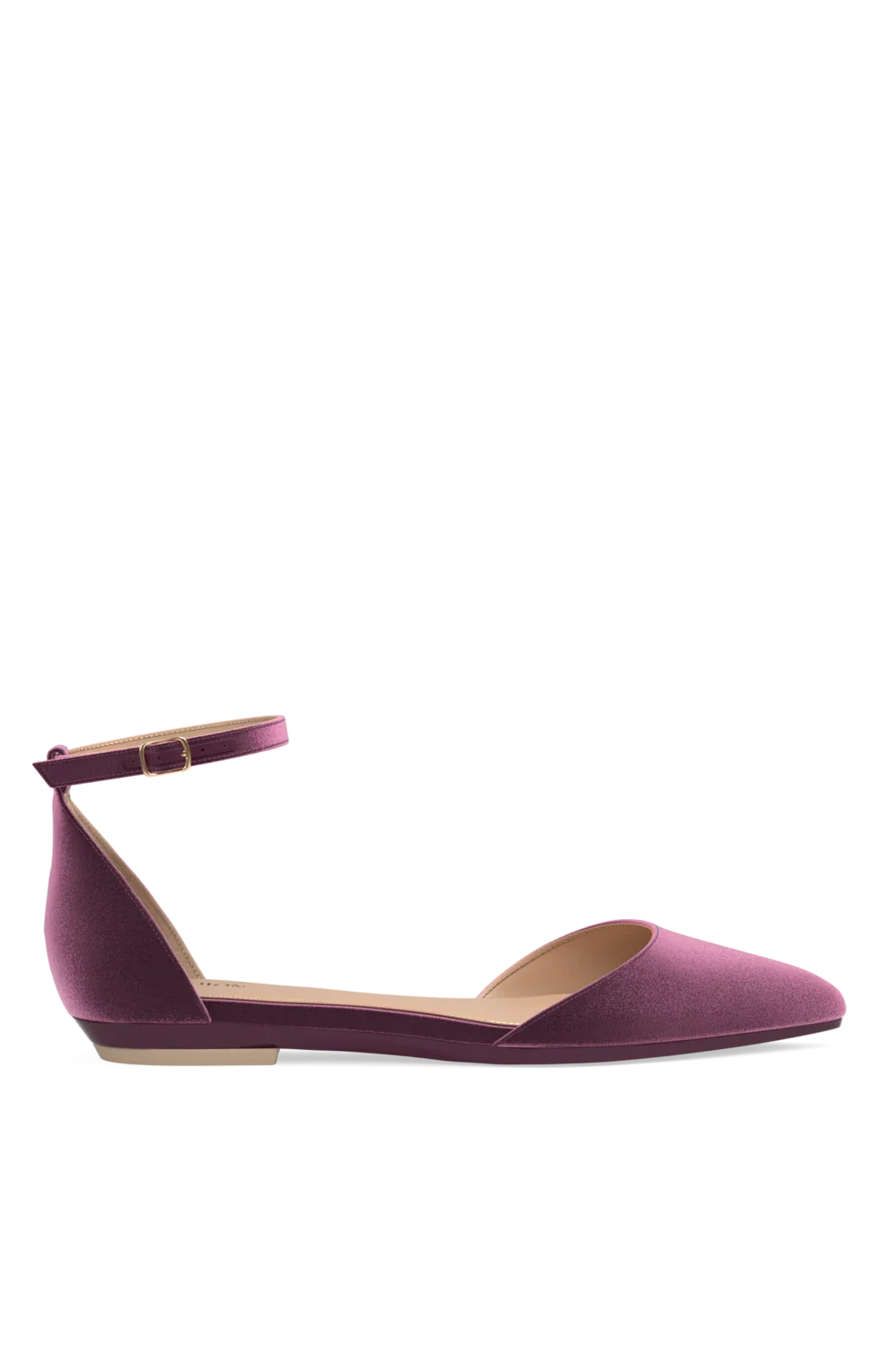 The D'Orsay - Sugar Plum Velvet Flat - FINAL SALE