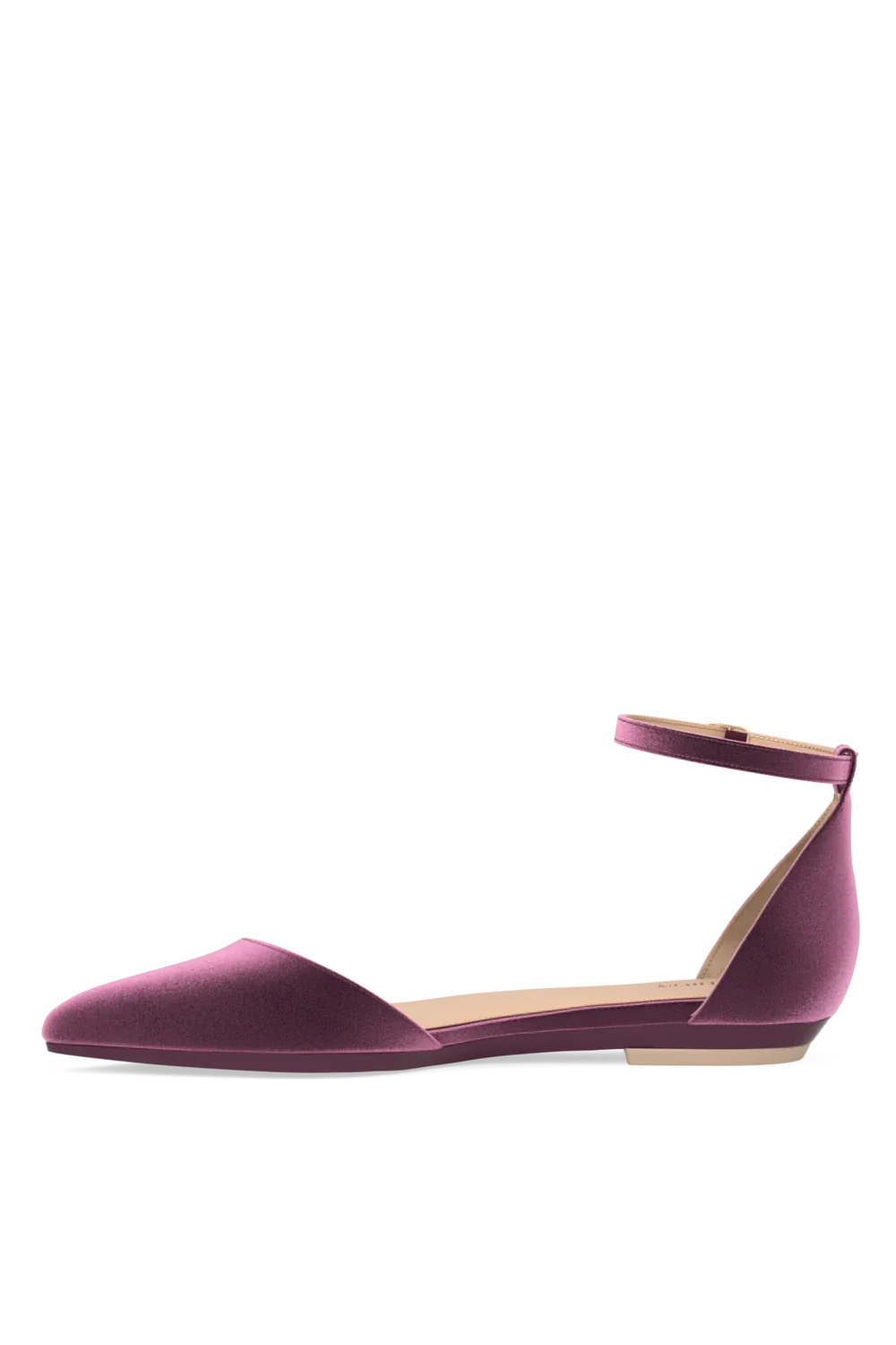 The D'Orsay - Sugar Plum Velvet Flat - FINAL SALE