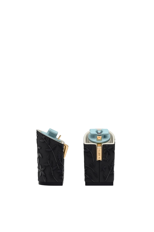 Block Heel Kit 4 Coal Floral Embroidery