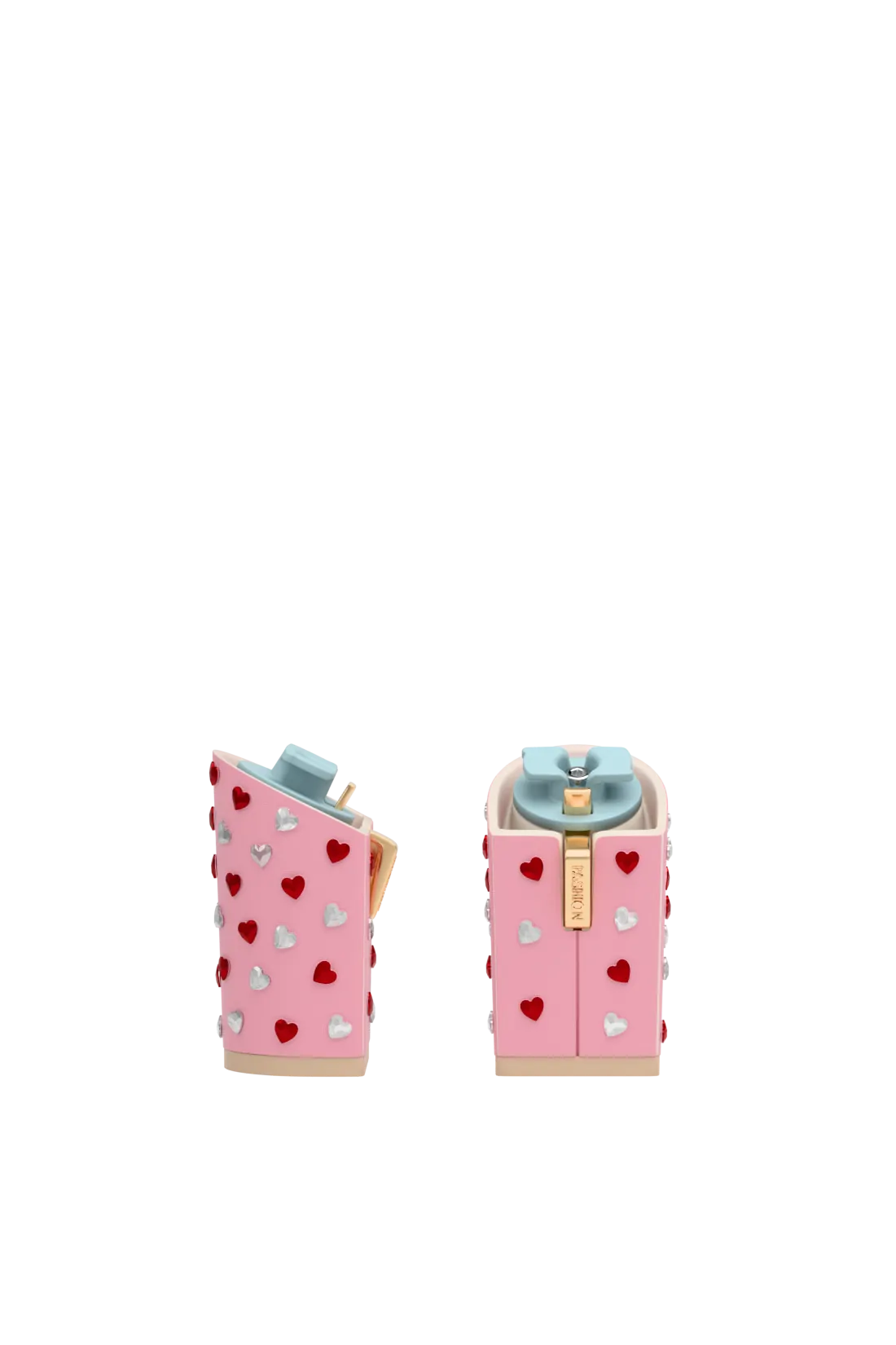 Block Heel Kit 4 I Heart Rhinestone