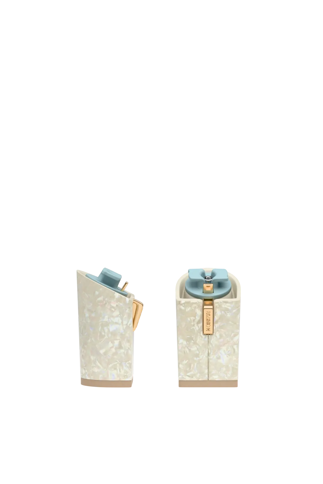 Block Heel Kit 4 Iridescent Mother of Pearl