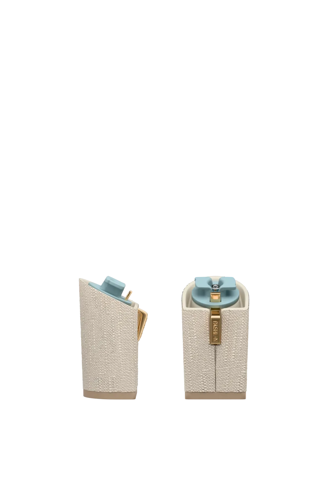 Block Heel Kit 4 Ivory Linen