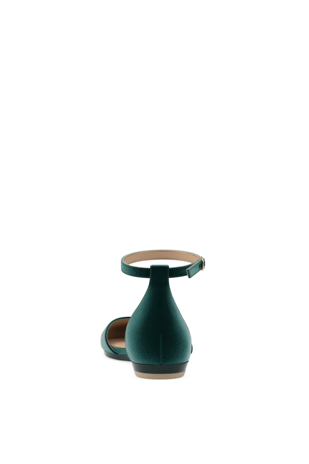 The Jocelyn - Forest Velvet Flat