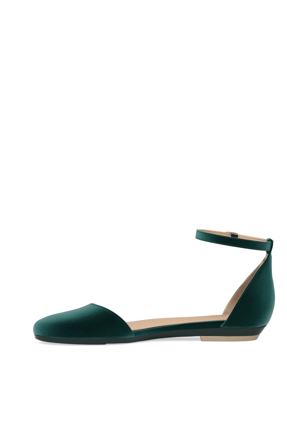 The Jocelyn - Forest Velvet Flat