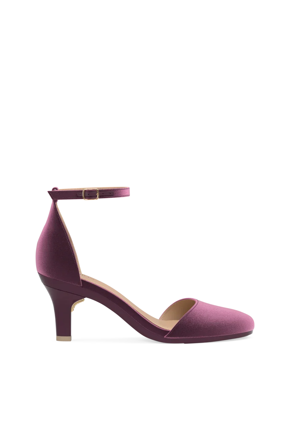 The Jocelyn - Sugar Plum Velvet 3 Stiletto - FINAL SALE