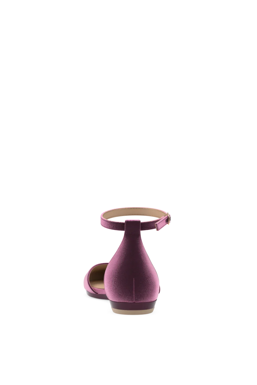 The Jocelyn - Sugar Plum Velvet Flat - FINAL SALE