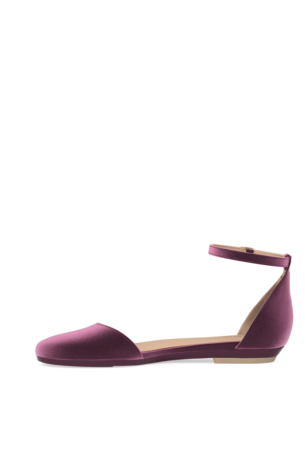 The Jocelyn - Sugar Plum Velvet Flat - FINAL SALE
