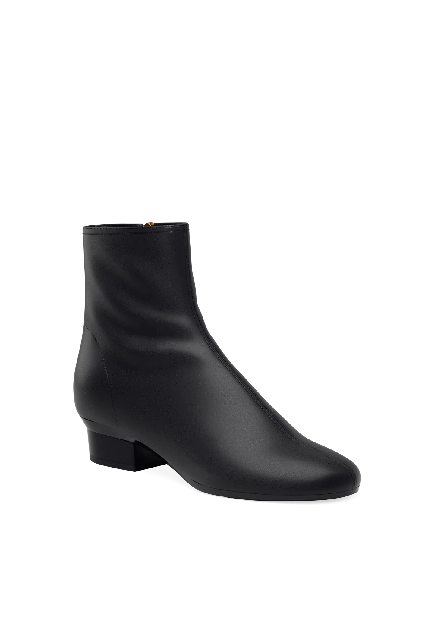 The Josie Bootie - Coal Stretch Leather