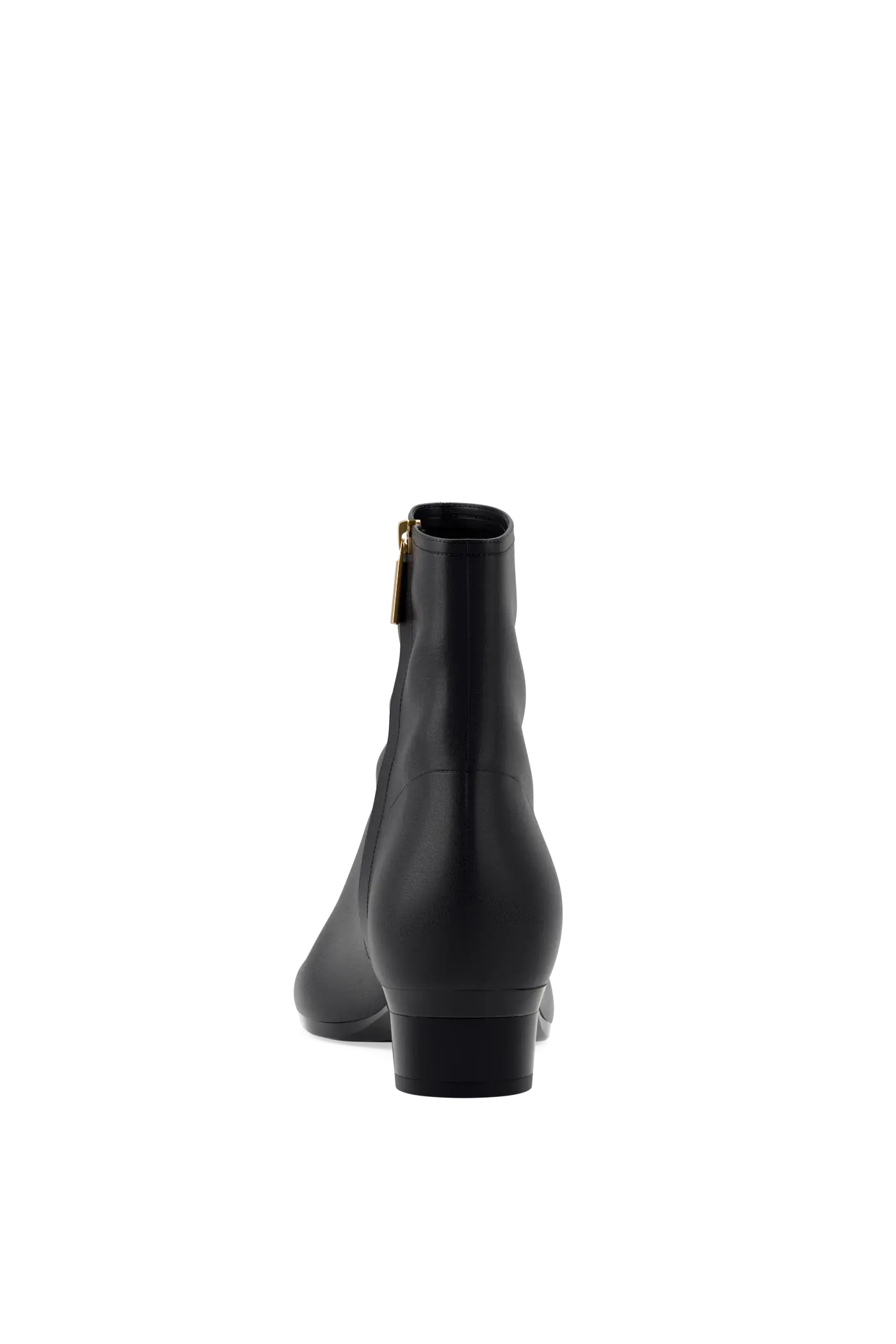 The Josie Bootie - Coal Stretch Leather