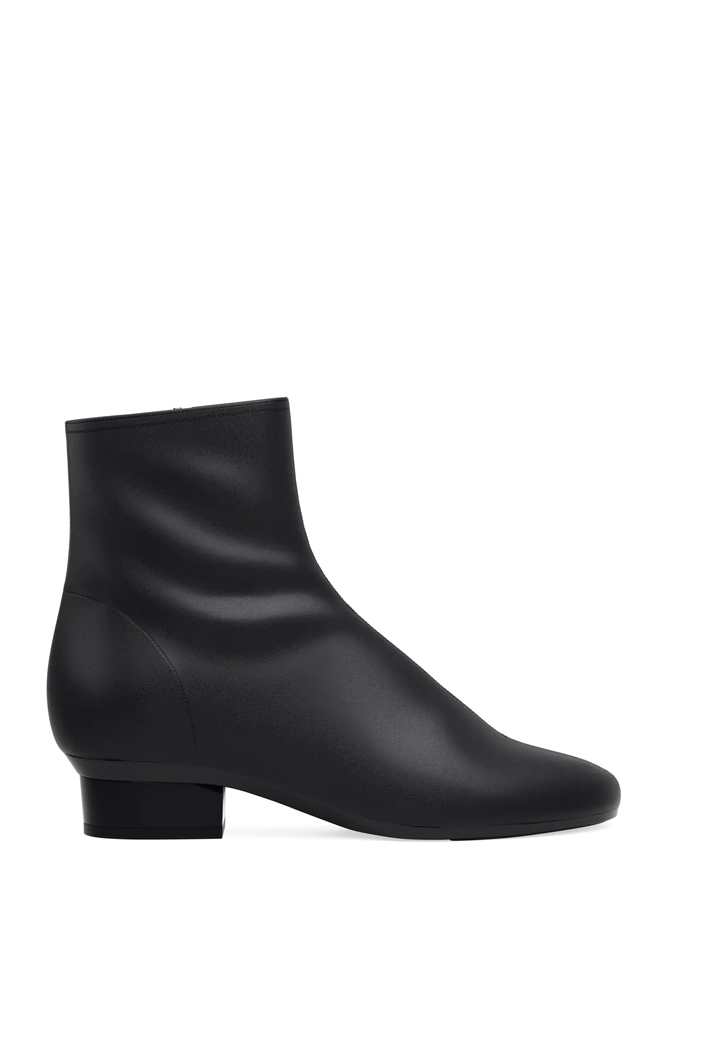 The Josie Bootie - Coal Stretch Leather