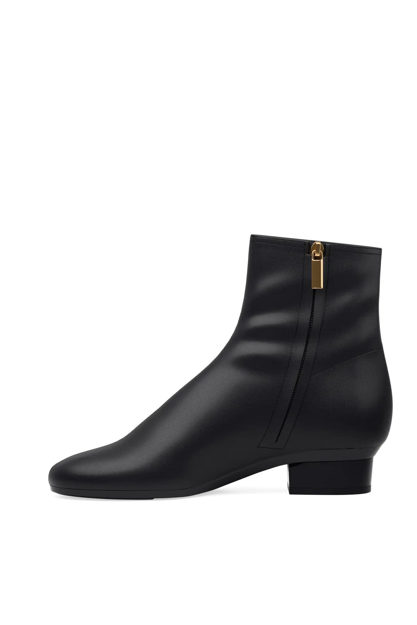 The Josie Bootie - Coal Stretch Leather