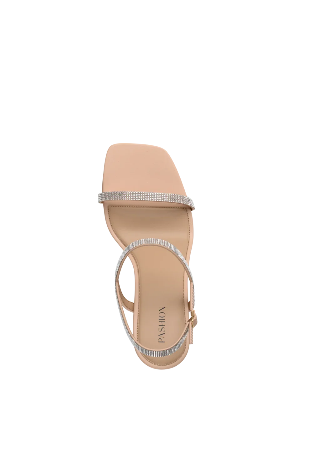 The Miranda - Sand Rhinestone Flat