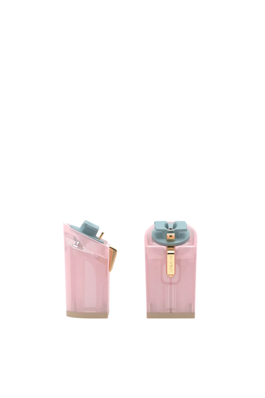 Block Heel Kit 4 Pink Tint Transparent