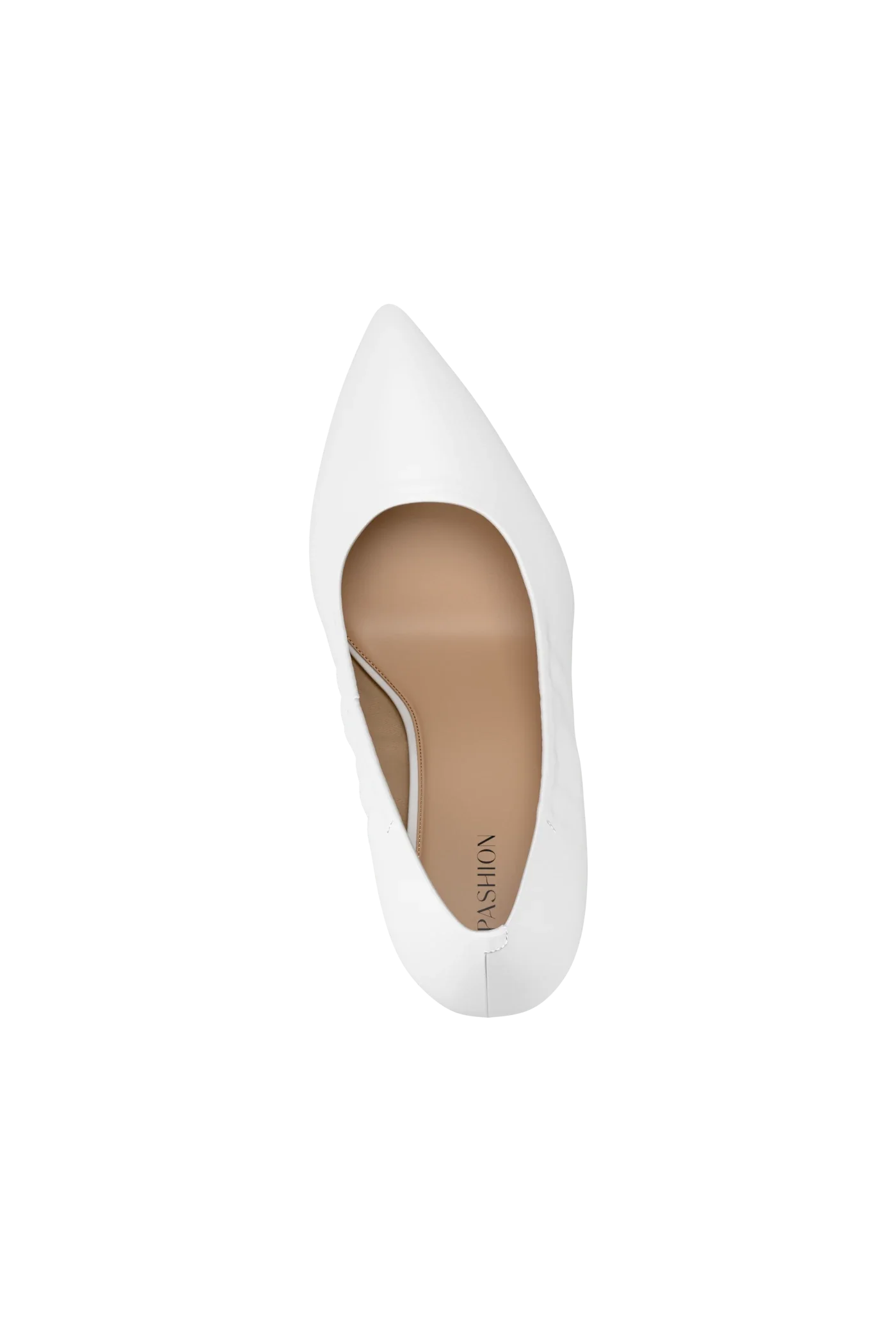 The Pump - White Leather