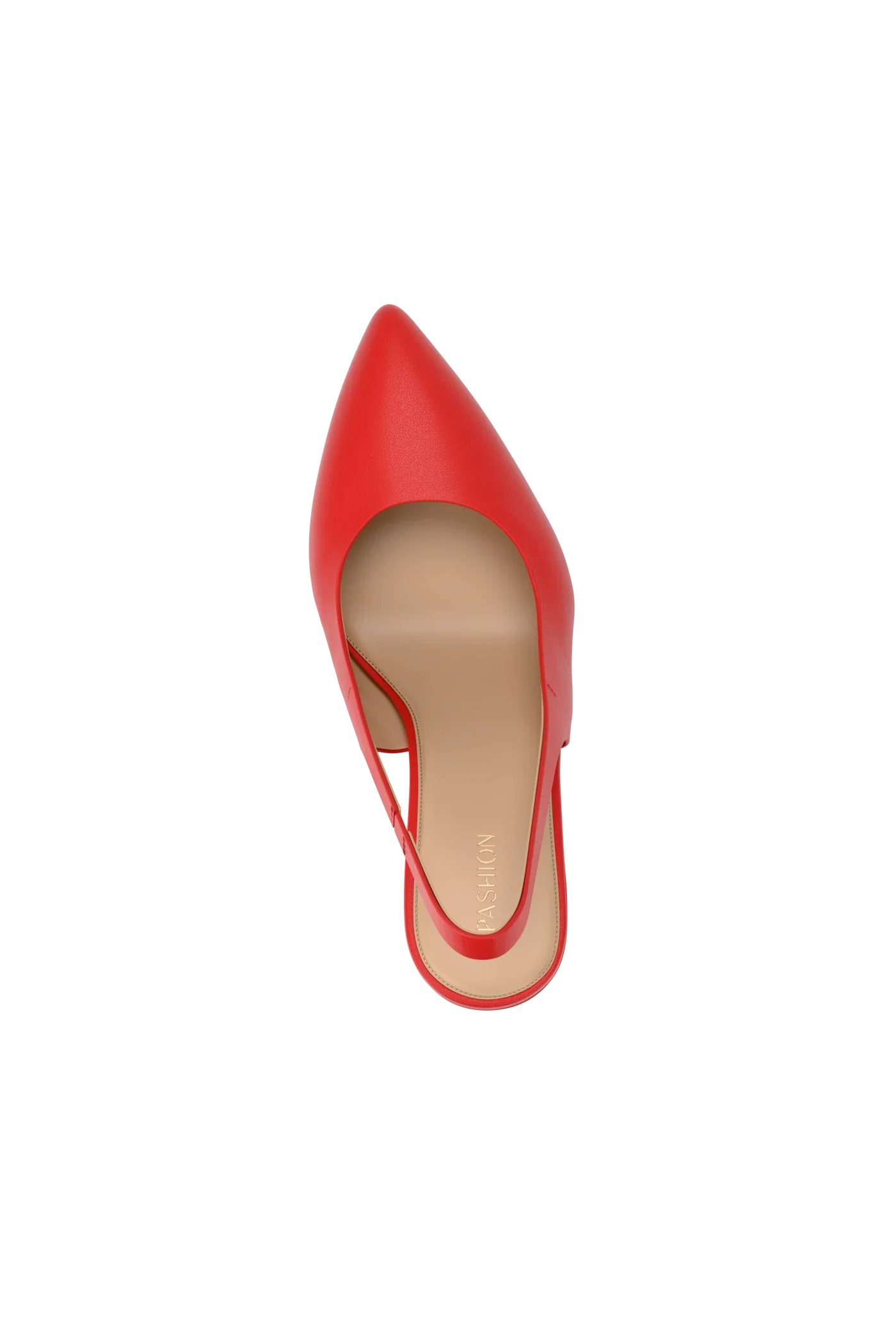 The Slingback - Cherry Red Leather