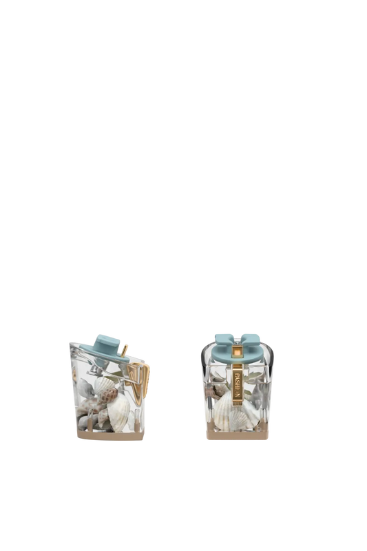 Block Heel Kit 3 Transparent Seashells