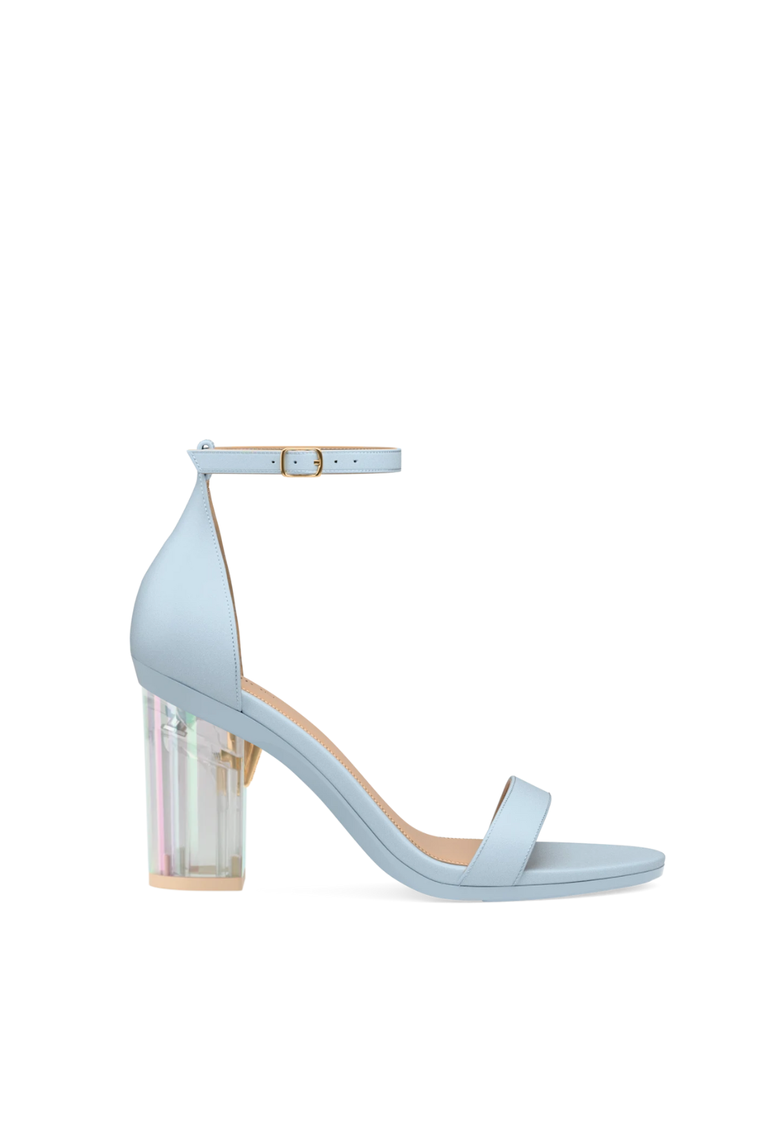 Block Heel Kit 4 Iridescent Transparent