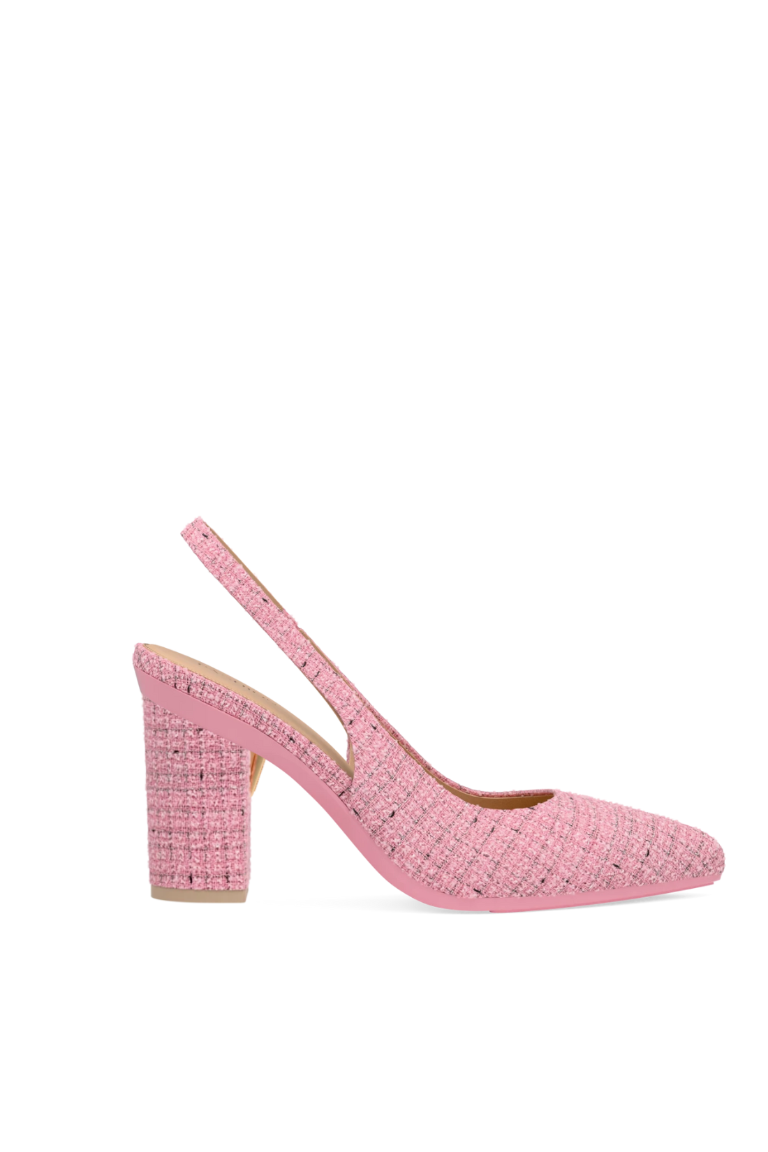 Block Heel Kit 4 Pink Tweed