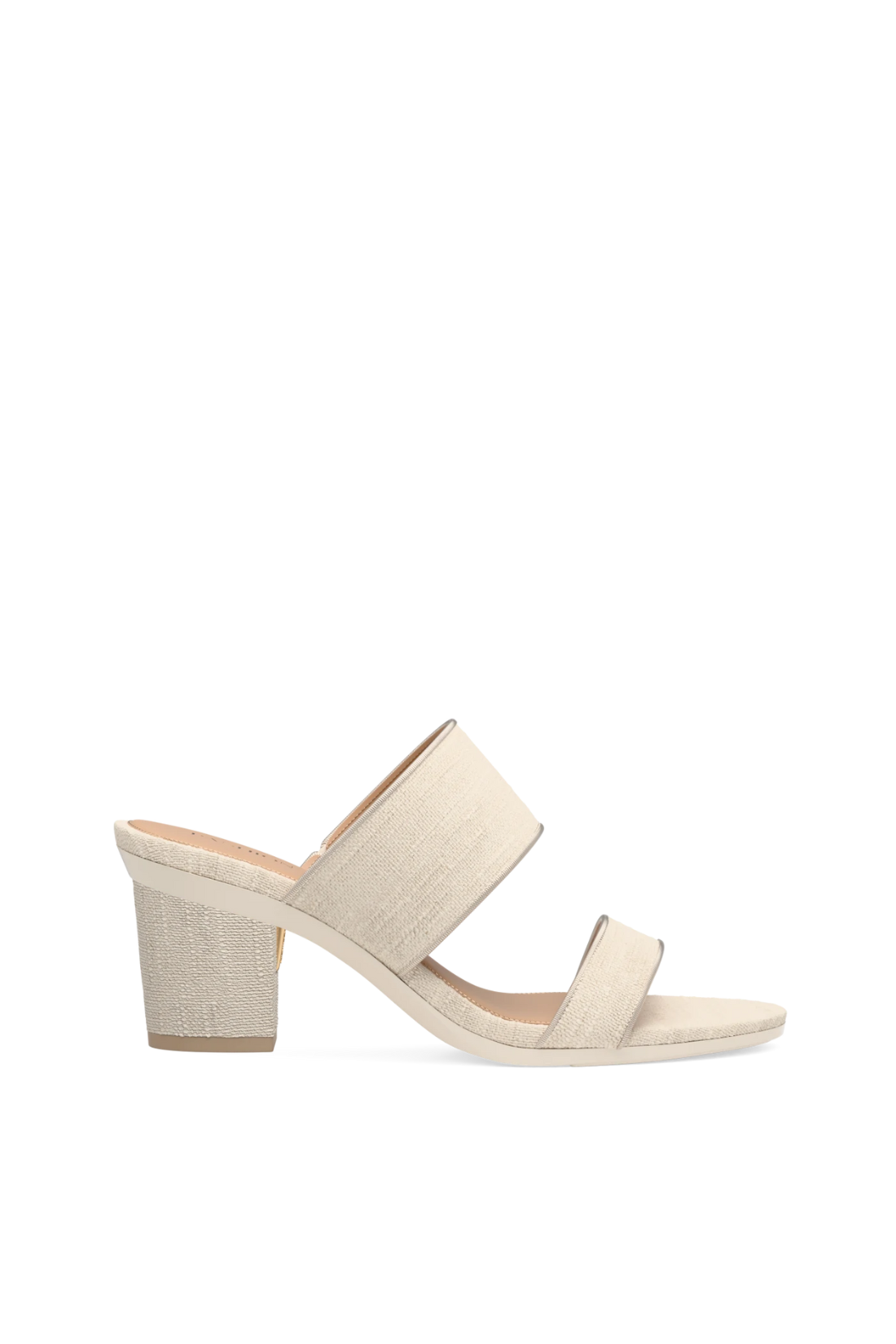 Block Heel Kit 3 Ivory Linen