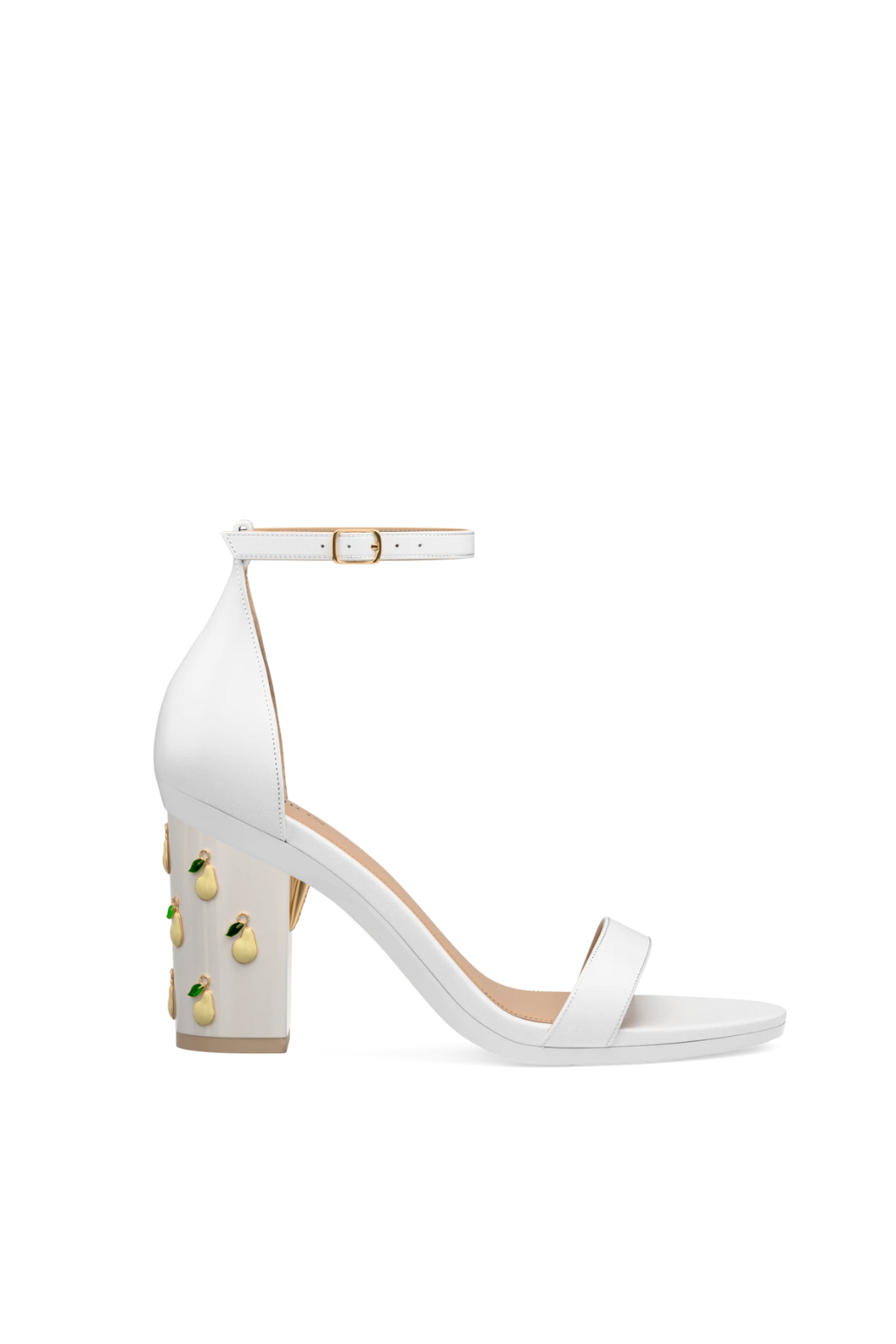 Block Heel Kit 4 Off White Pear Charm